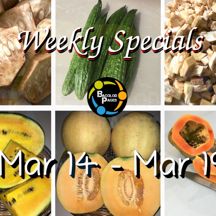 Bacolodpages Fruits and Vegetables Weekly Specials Mar 14 - Mar 19